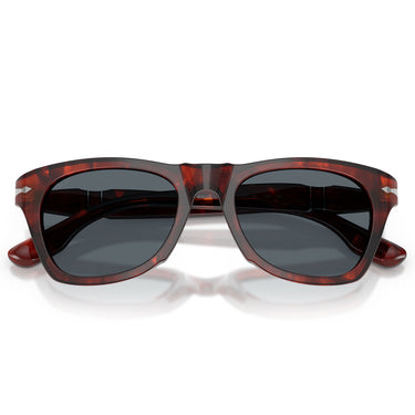 Persol Occhiali da Sole PO8001S 1242R5 Marrone Rosso Blu Unisex  5