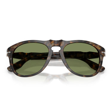 Persol Occhiali da Sole PO8649SM 1248P1 Marrone Scuro Verde Chiaro Unisex Polarizzati 5