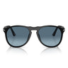 Persol Lunettes de Soleil PO9649S 95-Q8 Noir-Bleu Dégradé Unisexe