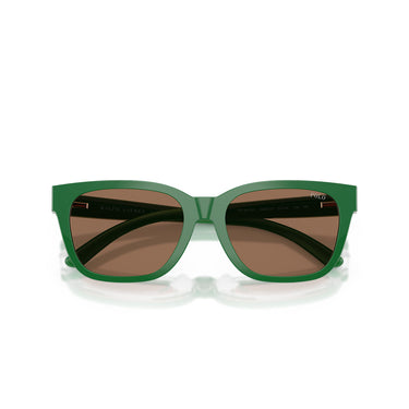 Polo Ralph Lauren PP9511U 500273 Prescription Glasses Transparent Green/Transparent with Clip for Children
