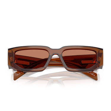 Prada Sonnenbrille PR09ZS 20H90Q Dunkelbraun Transparent Braun Unisex 5