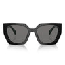 Prada Occhiali da Sole PR15WS 1AB5Z1 Nero-Grigio Scuro Unisex Polarizzati