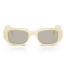 Prada Sonnenbrille PR17WS 21D5J2 Weiß/Hellbraun Unisex