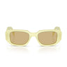 Prada Sonnenbrille PR17WS 21G10R Frosted Vanilla Gelb Unisex