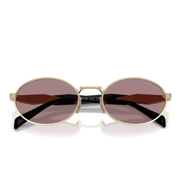 Prada Sonnenbrille PR65ZS ZVN20I Gold-Violett Damen 4