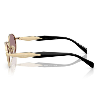 Prada Sonnenbrille PR65ZS ZVN20I Gold-Violett Damen 3