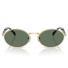 Prada Sonnenbrille PR65ZS ZVN70L Gold-Grün Damen
