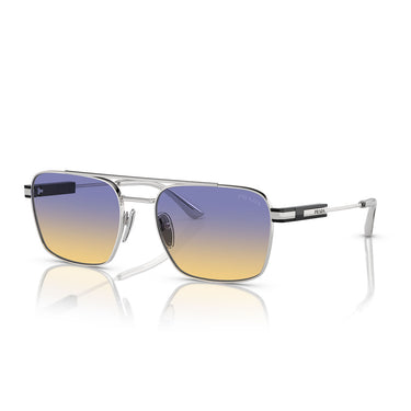 Prada Sonnenbrille PR67ZS 1BC06Z Silber/Iris Sfumato Unisex 2