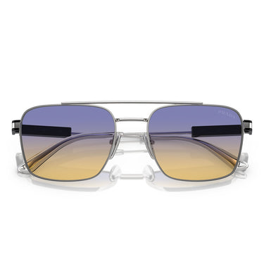Prada Sonnenbrille PR67ZS 1BC06Z Silber/Iris Sfumato Unisex 5