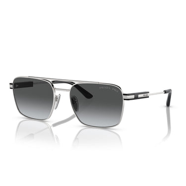 Prada Sonnenbrille PR67ZS 1BC5W1 Silber/Grau Verlauf Unisex Polarisiert 2