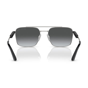 Prada Sonnenbrille PR67ZS 1BC5W1 Silber/Grau Verlauf Unisex Polarisiert 4