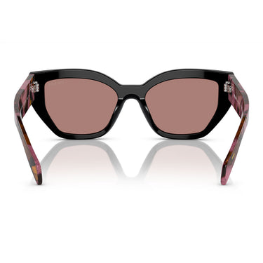 Prada Sonnenbrille PRA09S 12O10D Schwarz-Hellbraun Unisex 4