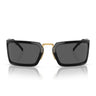 Prada Occhiali da Sole PRA11S 1AB5S0 Nero/Grigio Scuro Uomo 4