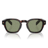 Prada Sonnenbrille PRA16S 17N20G Radica Schildpatt/Grün Unisex Polarisiert