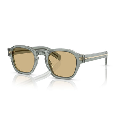 Prada Occhiali da Sole PRA16S 21J70R Nebbia Trasparente Marrone Chiaro Unisex 2