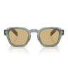 Prada Occhiali da Sole PRA16S 21J70R Nebbia Trasparente Marrone Chiaro Unisex 