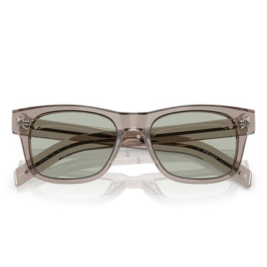 Prada Occhiali da Sole PRA17S 27P91B Beige Trasparente/Grigio Vintage Giallo Unisex