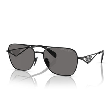 Prada Sonnenbrille PRA50S 1AB5Z1 Schwarz Dunkelgrau Damen Polarisiert 2