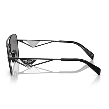 Prada Sonnenbrille PRA50S 1AB5Z1 Schwarz Dunkelgrau Damen Polarisiert 3