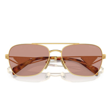 Prada Sonnenbrille PRA50S 5AK08M Gold/Lila Damen
