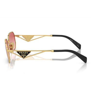 Prada Sonnenbrille PRA51S 5AK40C Gold-Rot Verblasst Unisex 2