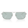 Prada Sonnenbrille PRA53S 27540N Matt Silber/Blau Herren