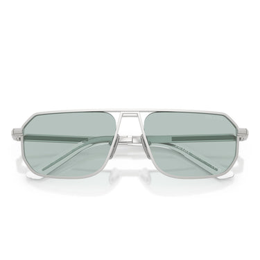 Prada Sonnenbrille PRA53S 27540N Matt Silber/Blau Herren 5