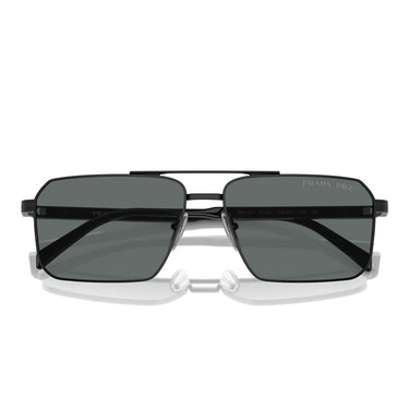 Prada Sonnenbrille PRA57S 1AB5Z1 Schwarz/Dunkelgrau Unisex Polarisiert