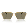 Prada Occhiali da Sole PRA57S 5AK90F Oro/Marrone Chiaro Unisex