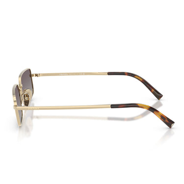 Prada Sonnenbrille PRA60S ZVN30C Blassgold/Blau Verlauf Silber Spiegel Damen 2