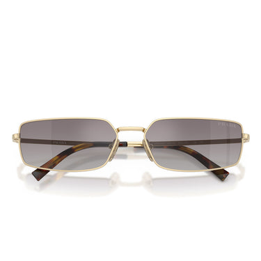 Prada Sonnenbrille PRA60S ZVN30C Blassgold/Blau Verlauf Silber Spiegel Damen 4