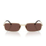 Prada Sonnenbrille PRA60S ZVN80T Blasses Gold Schokolade Schwarz Damen 4