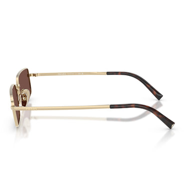 Prada Sonnenbrille PRA60S ZVN80T Blassgold Schokolade Schwarz Damen 5