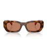 Prada Occhiali da Sole PRB05S 01K90Q Juniper Tortoise Cotto Marrone Donna  