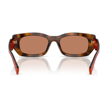 Prada Occhiali da Sole PRB05S 01K90Q Juniper Tortoise Cotto Marrone Donna  4
