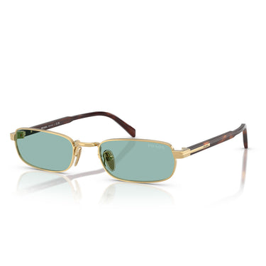 Prada Occhiali da Sole PRB54S 5AK40K Oro Verde Petrolio Unisex 2