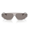 Prada Occhiali da Sole PRC02S 10J80Q Grigio Trasparente Grigio Scuro Uomo