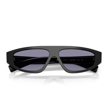 Prada Sonnenbrille PRC02S 16K50B Schwarz Violett Silber Spiegel Herren 5
