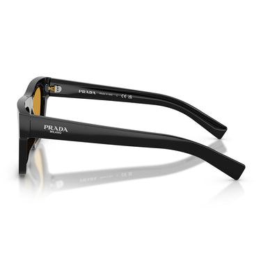 Prada Sonnenbrille PRC03S 16K50P Schwarz Dunkel Honig Herren  3