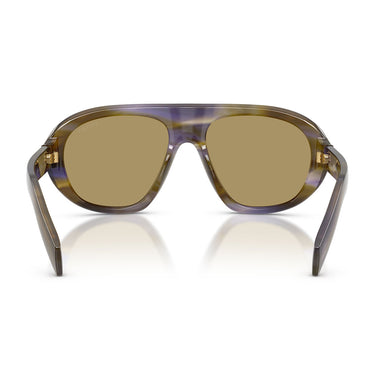 Prada Sonnenbrille PRC05S 23G70G Gestreift Laguna Verde Oliva Damen 3