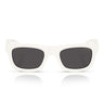 Prada Sonnenbrille PRC06S 17K08Z Weiß Talk Grau Dunkel Damen
