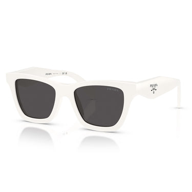 Prada Sonnenbrille PRC07S 17K08Z Weiß Talk Grau Dunkel Damen 2