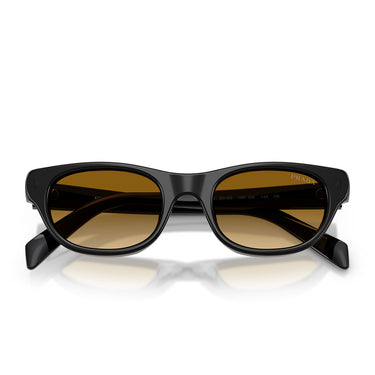 Prada Occhiali da Sole PRC08S 16K10X Nero Giallo Sfumato Marrone Chiaro Donna 5