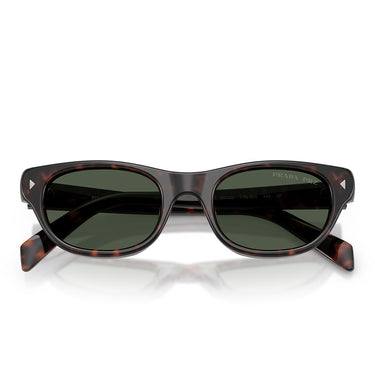 Prada Occhiali da Sole PRC08S 17N90V Marrone Verde Scuro Donna Polarizzati 5