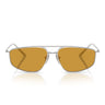 Prada Sonnenbrille PRC51S 1BC50P Silber Dunkler Honig Damen