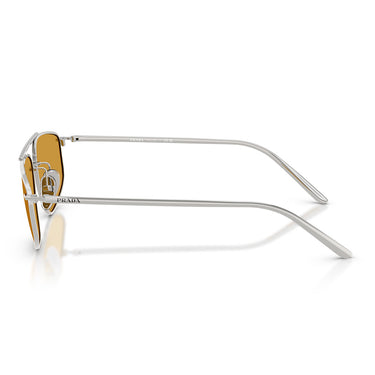 Prada Sonnenbrille PRC51S 1BC50P Silber Dunkler Honig Damen 3