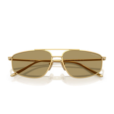 Prada Occhiali da Sole PRC51S 5AK70G Oro Verde Oliva Donna 5