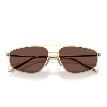 Prada Sonnenbrille PRC51S ZVN80T Blasses Gold Schokolade Schwarz Damen 5