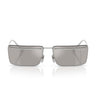 Prada Sonnenbrille PRC53S 1BC60N SilberHell Grau Verspiegelt Herren