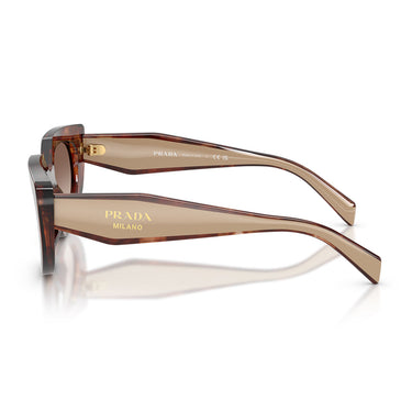 Prada Occhiali da Sole PRD02S 00K10S Caramello Tartarugato Marrone Sfumato Donna 3
